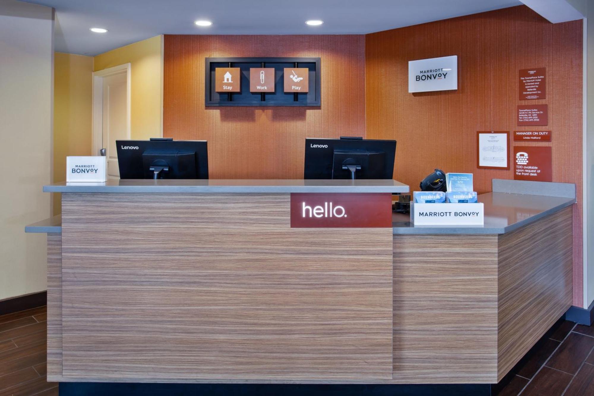 Towneplace Suites By Marriott Detroit Belleville Exterior photo