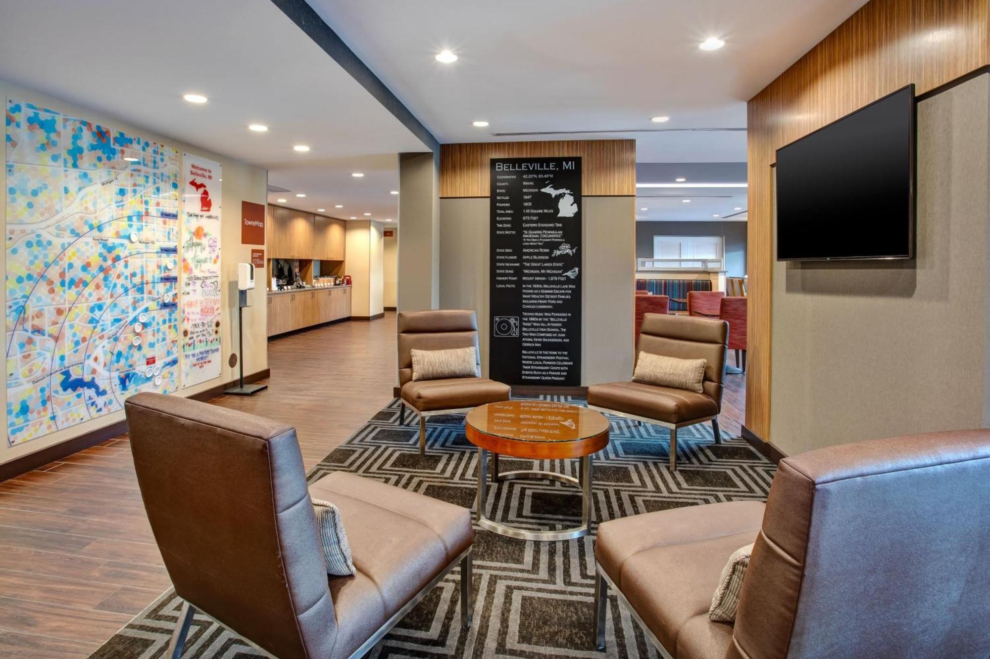 Towneplace Suites By Marriott Detroit Belleville Exterior photo